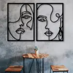 WoodenWomanFaceSilhouetteWallArt-Homeko5 WoodenWomanFaceSilhouetteWallArt Homeko5