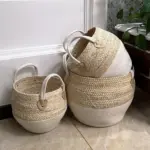 Woven-Storage-Basket-Desktop-Storage-Box-Snack-Toy-Straw-Storage-Box-Holder-Seagrass-Wickerwork-Basket-Home Woven Storage Basket Desktop Storage Box Snack Toy Straw Storage Box Holder Seagrass Wickerwork Basket Home