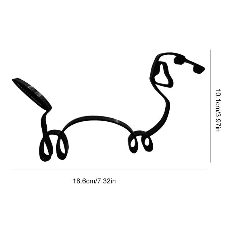 Wrought Iron Dog Miniature - Homeko