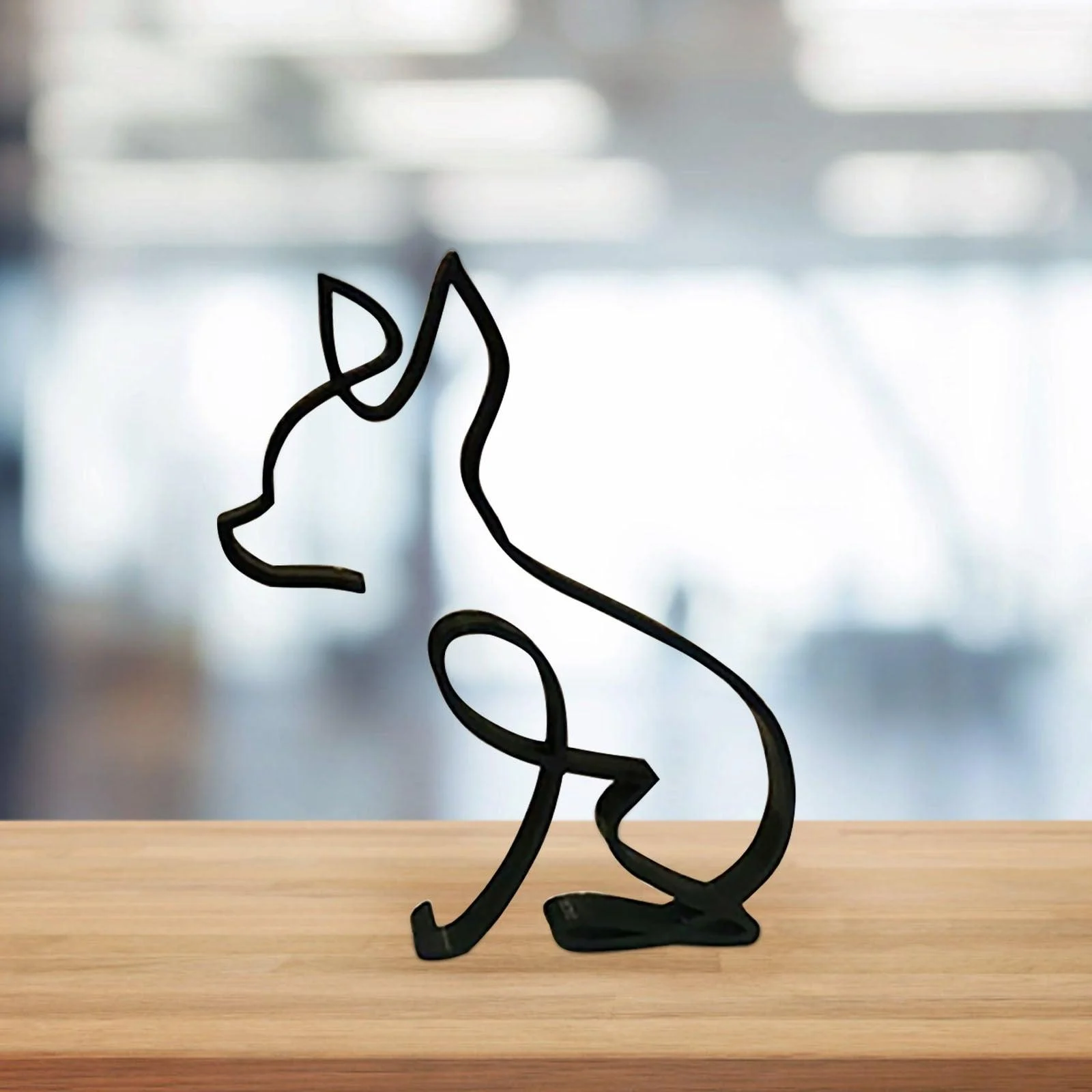 Wrought Iron Dog Miniature - Homeko