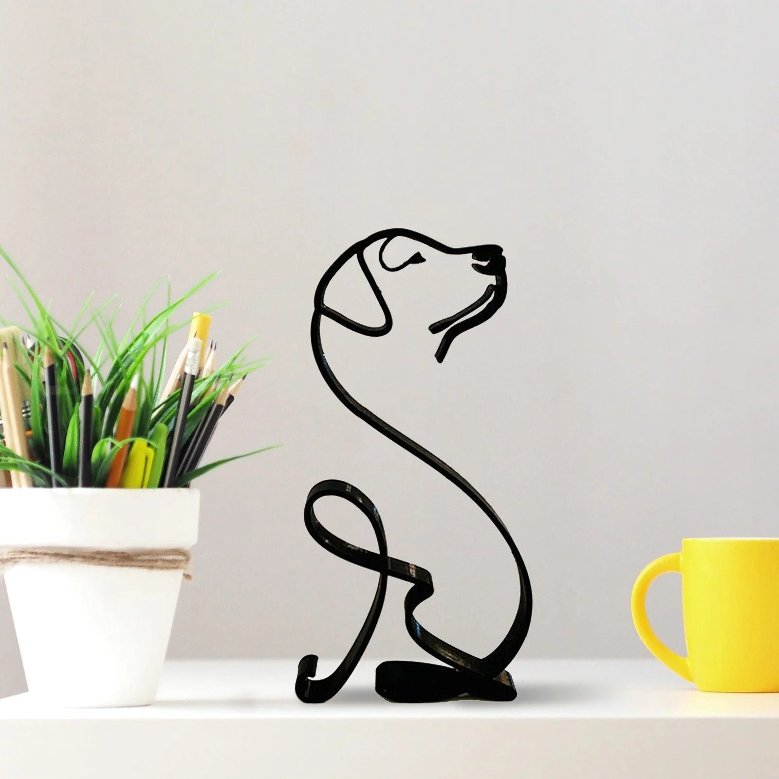 Wrought Iron Dog Miniature - Homeko