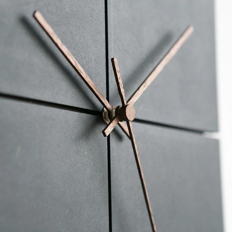 Wyggmoderne Minimalistische Amerikaanse Stijl Wandklok Woonkamer Creative Art Gepersonaliseerde Wandklok Huishoudelijke Stille Muur Horloge