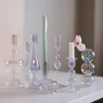 XJffLuxury-Iridescent-Candle-Holders-Decor-for-Table-Nordic-Rainbow-Vase-Flower-Home-Decoration-Glass-Candlestick-Wedding XJffLuxury Iridescent Candle Holders Decor for Table Nordic Rainbow Vase Flower Home Decoration Glass Candlestick Wedding