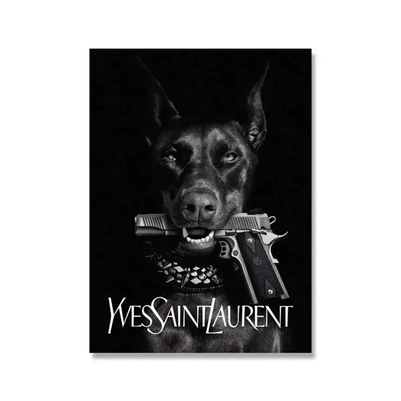 YSL Canvas Art Decorfaure