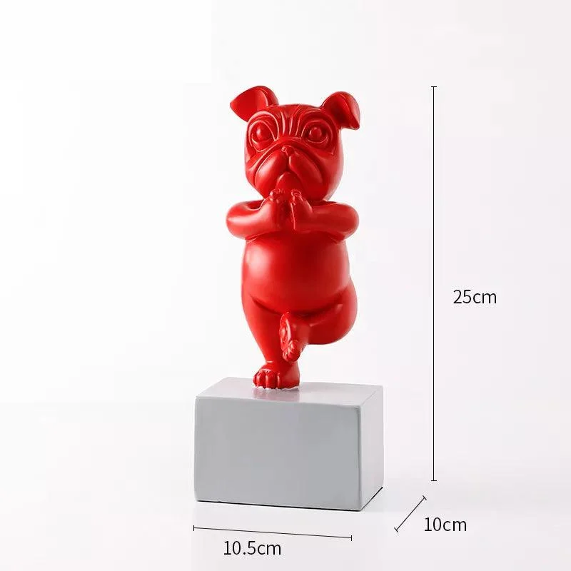 Yoga Dog Statuette - Homeko