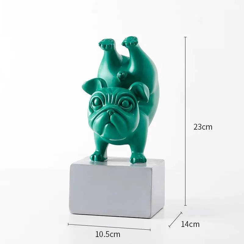 Yoga Dog Statuette - Homeko