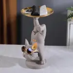 YogaFrenchBulldogTray Homeko13