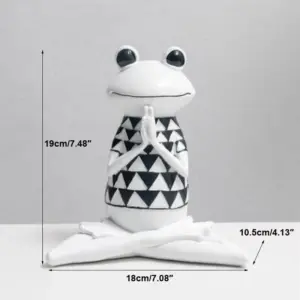 Yoga Frog Sculpture