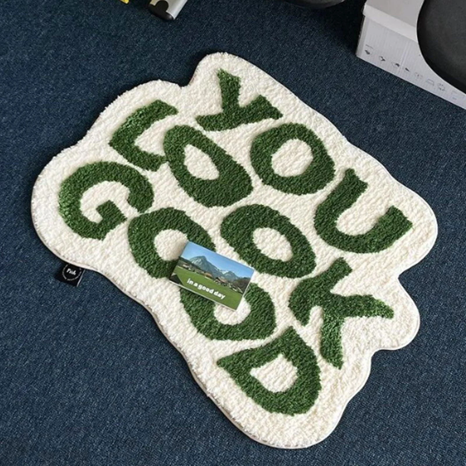 "You Look Good" Hand-Crafted Mat -