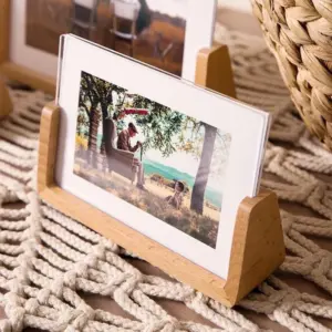 Rectangular Wooden Base Photo Frames