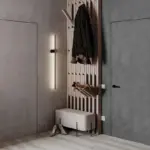 Z0xTDimbare Indoor Led Wandlampen Wandverlichtingsarmaturen Voor Slaapkamer Woonkamer Zwart Wit Binnenmuur Schans Voor Gang