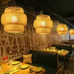 ZK50 LED E27 Handmade Rattan Chandelier Round Straw Hat Bamboo Lamp Pastoral Restaurant Chandelier Cafe Bar 88dd8a96 4dd6 4855 a9b3 42eb16e983e4
