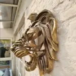Zeldzame-Vondst-Grote-Leeuwenkop-Aan-De-Muur-Gemonteerde-Kunstsculptuur-Goudhars-Leeuwenkop-Kunstmuur-Luxe-Decor-Keukenmuur-Slaapkamer Zeldzame Vondst Grote Leeuwenkop Aan De Muur Gemonteerde Kunstsculptuur Goudhars Leeuwenkop Kunstmuur Luxe Decor Keukenmuur Slaapkamer