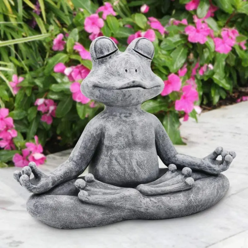 ZenFrogYogaStatue Homeko2