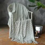 ZigZagFringeChenilleBlanket Homeko7