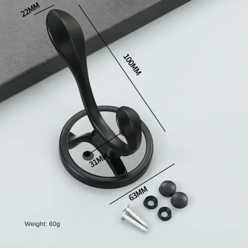 Zinc Alloy Imitate Antique Hook Convenient Vintage Wall Mounted Wall Hook Durable Black golden Coat Rack.png 6a08416d 10cf 4f0b b342 aac361a6822b