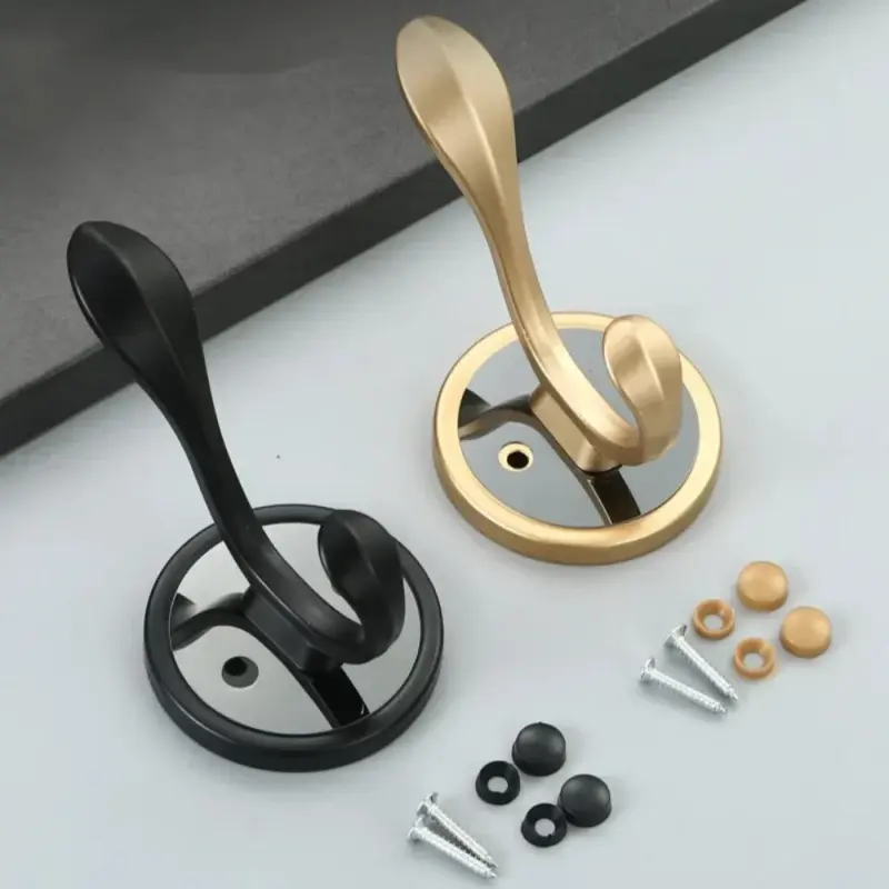 Zinc Alloy Imitate Antique Hook Convenient Vintage Wall Mounted Wall Hook Durable Black golden Coat Rack.png a7343a66 a2f6 4682 95d8 58556df7e3a7