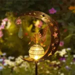 Zonne Energie Maan Fairy Lamp Buiten Tuin Ijzeren Bloem Sprookjesachtige Grond Inbrenglamp Gazon Binnenplaats Decoratief Licht.jpg f7f4cf3b e230 45e6 86fa 81ab34f98117