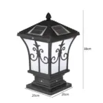Zonne Energie Retro Lantaarn Lamp Led Outdoor Kolom Licht Voor Tuin Hek Decoratie 826d07ad 7aeb 44b5 8b65 7a2478688837