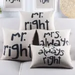 Always right series cushion cover