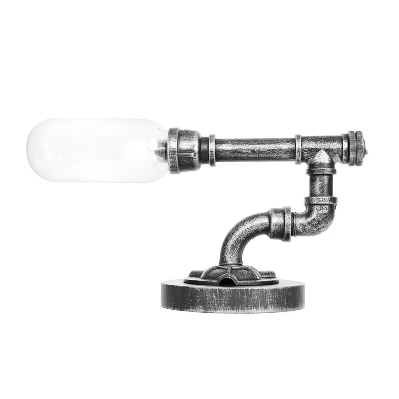 Amberglanz glas tischlampe led kompatibel modern elegant transparent bernstein xlumina