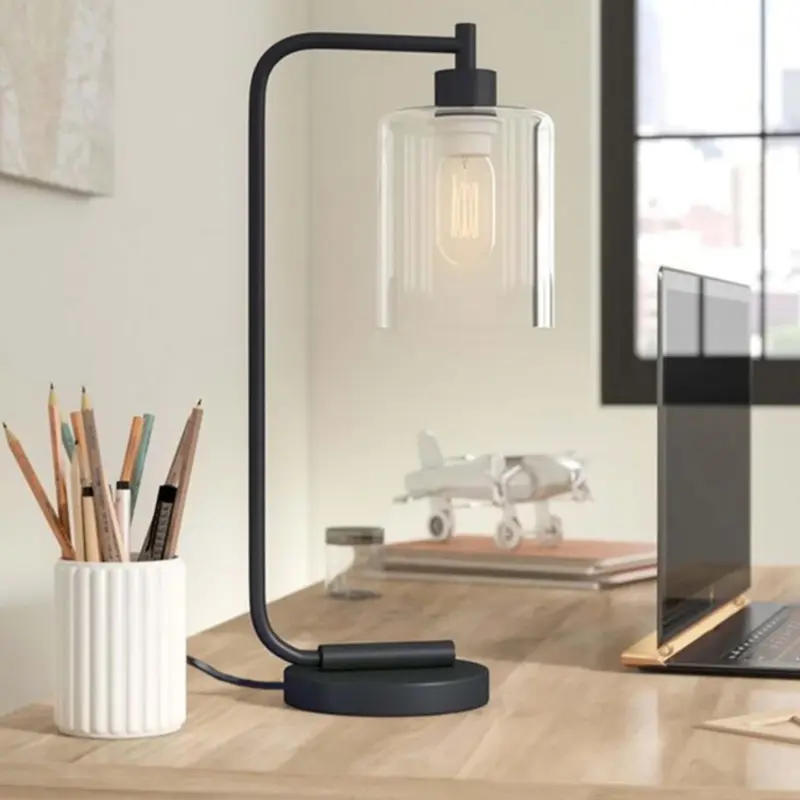 Ambiance stilvolle tischlampe zylindrische form modern xlumina