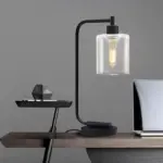 Ambiance stilvolle tischlampe zylindrische form modern xlumina