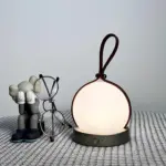 Ambientglow tischlampe modern wohnzimmer led dekorative beleuchtung stilvolles design xlumina