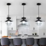 Antiquecage industrielle haengelampe schwarz metall vintage design wohnzimmer kueche xlumina2