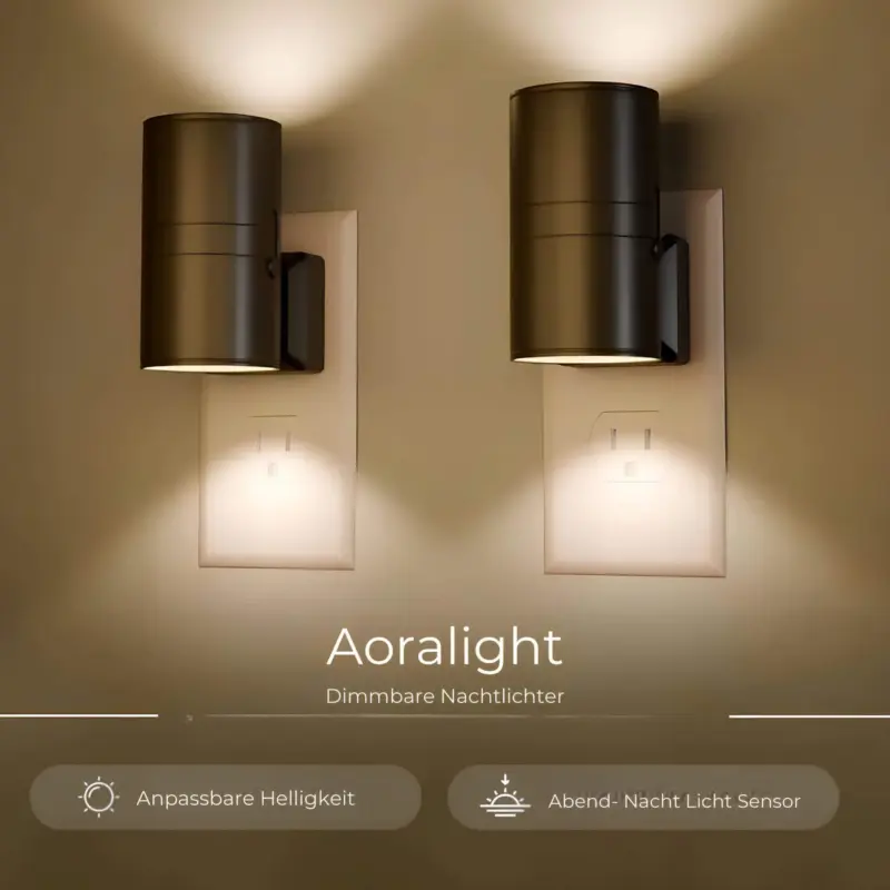 Aoralight dimmbares nachtlicht modern design led energieeffizient xlumina1