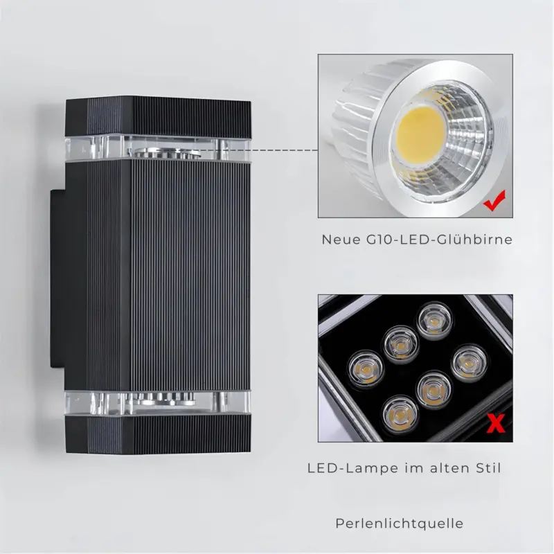 Aqualite wasserdichte aussenleuchte LED 6W 12W dauerhaft ausendekoration xlumina9