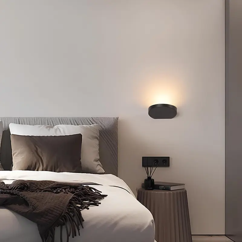 Arcticglow led wandlampe modern minimalistisch warmweiss beleuchtung xlumina