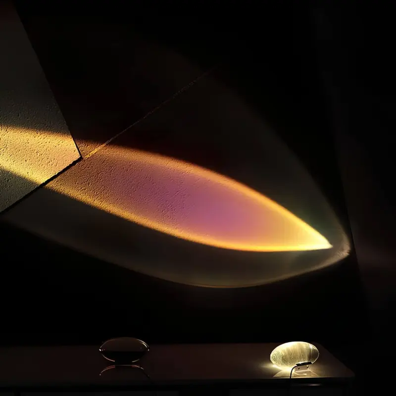 Atman moderne led tischlampe gold silber elegantes design wohnzimmer buero xlumina2