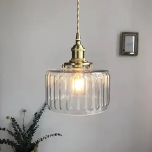 Homeko Retro 1 Light Glass Pendant Light