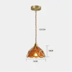 BJDnVintage Kleurrijk Glas Luxe Hanger Licht Restaurant Bar Decoratie Ophanging Luminair Plafond Hangende Lamp Koffie Kroonluchter