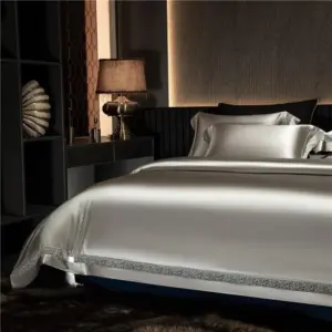 Homeko Ash Modern Satin Egyptian Cotton Bedding Set