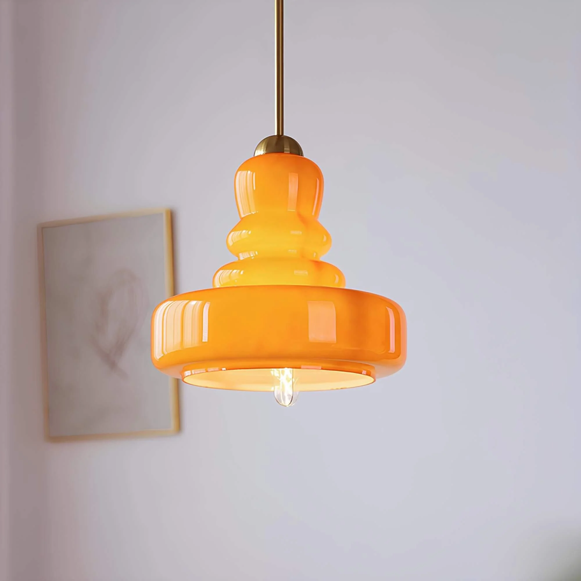 Bauhaus Calabash Pendelleuchte Farbenfrohe Deckenlampe Modern E27 Xlumina