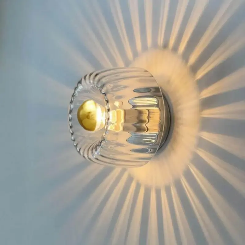 Bauhaus skandinavische wandlampe minimalistisches design led licht silber gold xlumina2
