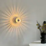 Bauhaus skandinavische wandlampe minimalistisches design led licht silber gold xlumina4