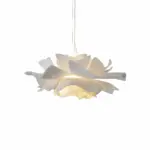 Bella moderne h ngelampe design weiss metall wohnzimmer schlafzimmer xlumina2