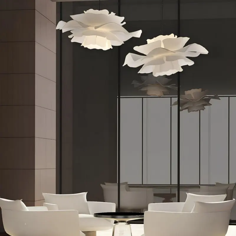 Bella moderne h ngelampe design weiss metall wohnzimmer schlafzimmer xlumina5