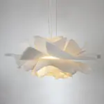 Bella moderne h ngelampe design weiss metall wohnzimmer schlafzimmer xlumina6