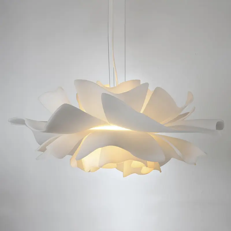 Bella moderne h ngelampe design weiss metall wohnzimmer schlafzimmer xlumina6
