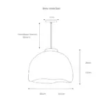Bella wabi sabi led wandleuchte keramik wohnzimmer schlafzimmer buero xlumina7