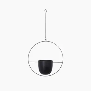 Swinging Chain Metal Hanging Flower Pot