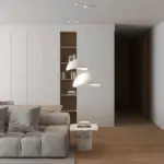 Blomo wabi sabi deckenlampe naturholz weiss led deckenleuchte wohnzimmer schlafzimmer xlumina4