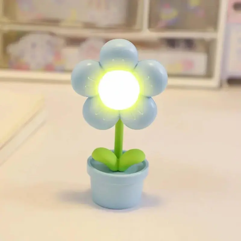 Bloomlite kleine blumen tischlampe led wohnzimmer dekoration xlumina