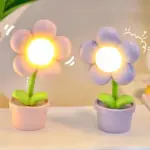 Bloomlite kleine blumen tischlampe led wohnzimmer dekoration xlumina