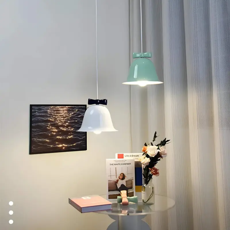 Bowbeam moderne pendelleuchte bogenfoermig dimmen verschiedene farben xlumina8
