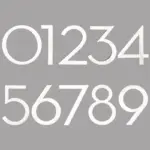 brookfield-satin-nickel-floating-house-number-sign-meraki-571324 Brookfield satin nickel floating house number sign meraki